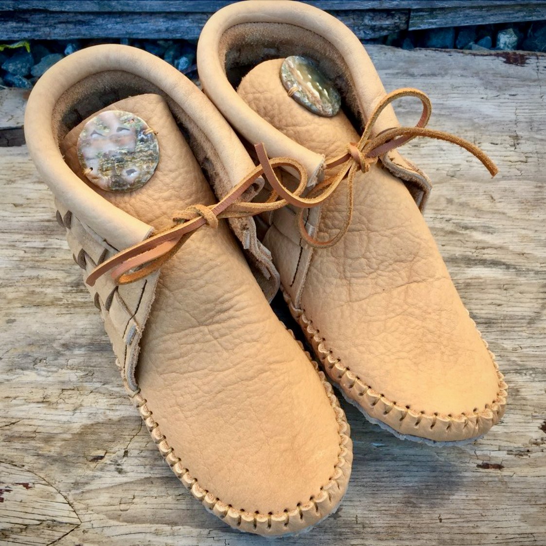 Woven moccasins hotsell